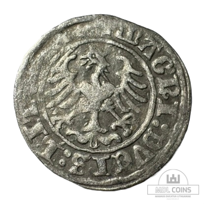 1509 metų Žygimanto Senojo 1/2 grašio - Image 2