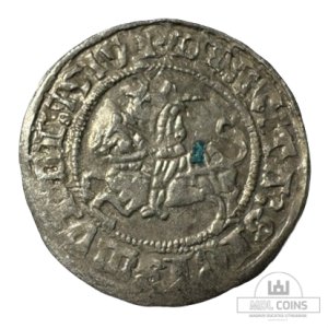 1509-1529 metų Žygimanto Senojo 1/2 grašio - Dvigubas kalimas
