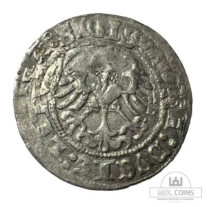 Alternative view of 1509-1529 metų Žygimanto Senojo 1/2 grašio - Dvigubas kalimas