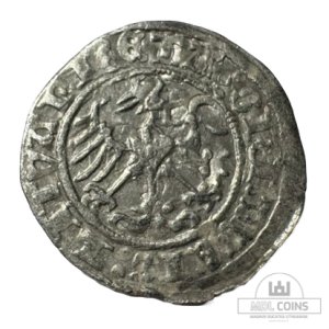 Alternative view of 1509-1529 metų Žygimanto Senojo 1/2 grašio - Dvigubas kalimas