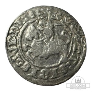 1509-1529 metų Žygimanto Senojo 1/2 grašio - Dvigubas kalimas