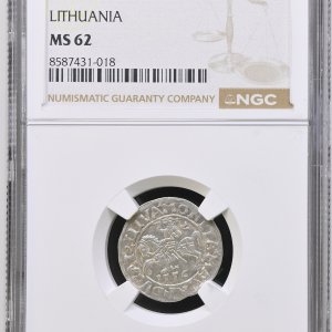 Alternative view of 1556 metų Žygimanto Augusto 1/2 grašio - NGC MS62