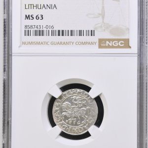 Alternative view of 1556 metų Žygimanto Augusto 1/2 grašio - NGC MS63