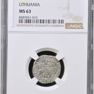 Alternative view of 1556 metų Žygimanto Augusto 1/2 grašio - NGC MS63