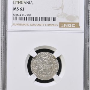 Alternative view of 1557 metų Žygimanto Augusto 1/2 grašio - NGC MS62