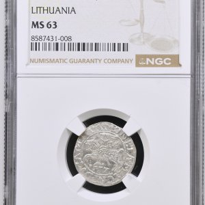 Alternative view of 1557 metų Žygimanto Augusto 1/2 grašio - NGC MS63