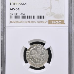 Alternative view of 1558 metų Žygimanto Augusto 1/2 grašio - NGC MS64