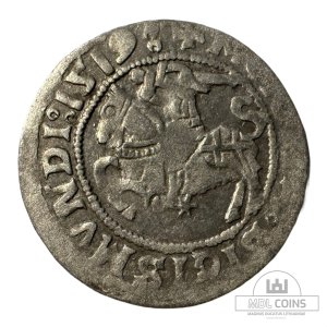 1519 metų Žygimanto Senojo 1/2 grašio - Katalogo nr. H63 L – (Sesija Nr.90 – Pabaiga 20260422 – 22.20 val. + 2 min. „Anti-sniping”)