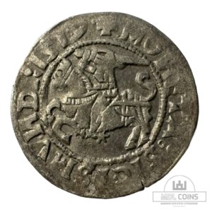 1519 metų Žygimanto Senojo 1/2 grašio - Katalogo nr. H63 E