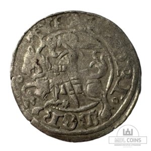 1501-1506 metų Aleksandro Jogailaičio 1/2 grašio - Gotika - Katalogo nr. H9 – (Sesija Nr.92 – Pabaiga 20260505 – 21.46 val. + 2 min. „Anti-sniping”)