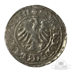 Alternative view of 1501-1506 metų Aleksandro Jogailaičio 1/2 grašio - Gotika - Katalogo nr. H9 – (Sesija Nr.92 – Pabaiga 20260505 – 21.46 val. + 2 min. „Anti-sniping”)