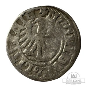Alternative view of 1501-1506 metų Aleksandro Jogailaičio 1/2 grašio - Renesansas - Katalogo nr. H27 D