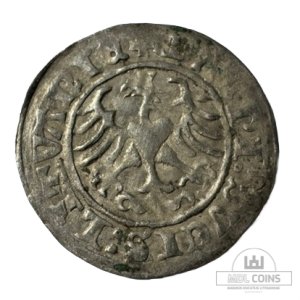 Alternative view of 1510 metų Žygimanto Senojo 1/2 grašio - Dvigubas kalimas