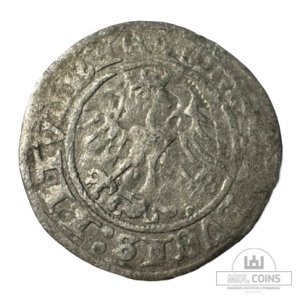 Alternative view of 1509-1529 metų Žygimanto Senojo 1/2 grašio - Dvigubas kalimas
