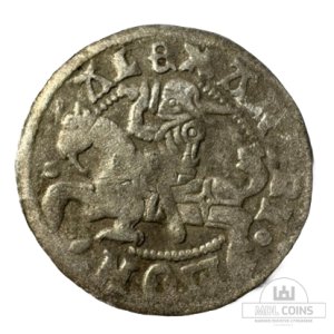1501-1506 metų Aleksandro Jogailaičio 1/2 grašio - Renesansas - Katalogo nr. H18 A – (Sesija Nr.92 – Pabaiga 20260505 – 21.52 val. + 2 min. „Anti-sniping”)