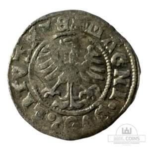 Alternative view of 1501-1506 metų Aleksandro Jogailaičio 1/2 grašio - Renesansas - Katalogo nr. H18 A