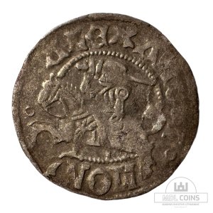 1501-1506 metų Aleksandro Jogailaičio 1/2 grašio - Renesansas - Katalogo nr. H21