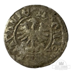 Alternative view of 1501-1506 metų Aleksandro Jogailaičio 1/2 grašio - Renesansas - Katalogo nr. H21