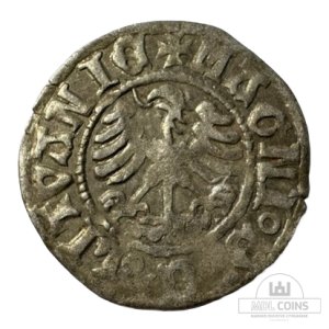 Alternative view of 1501-1506 metų Aleksandro Jogailaičio 1/2 grašio - Renesansas - Katalogo nr. H23 A – (Sesija Nr.92 – Pabaiga 20260505 – 22.00 val. + 2 min. „Anti-sniping”)