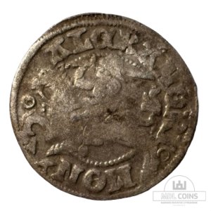 1501-1506 metų Aleksandro Jogailaičio 1/2 grašio - Renesansas - Katalogo nr. H26 A