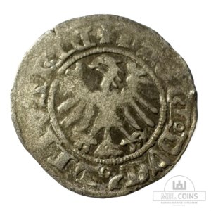 Alternative view of 1501-1506 metų Aleksandro Jogailaičio 1/2 grašio - Gotika - Katalogo nr. H8 – (Sesija Nr.92 – Pabaiga 20260505 – 21.44 val. + 2 min. „Anti-sniping”)