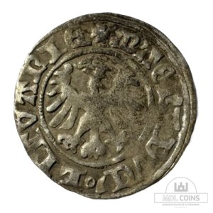 Alternative view of 1501-1506 metų Aleksandro Jogailaičio 1/2 grašio - Gotika - Katalogo nr. H5 A – (Sesija Nr.92 – Pabaiga 20260505 – 21.38 val. + 2 min. „Anti-sniping”)