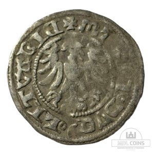 Alternative view of 1501-1506 metų Aleksandro Jogailaičio 1/2 grašio - Gotika - Katalogo nr. H3 A