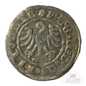 Alternative view of 1501-1506 metų Aleksandro Jogailaičio 1/2 grašio - Gotika - Katalogo nr. H3 A