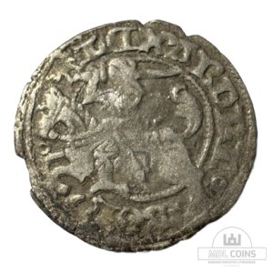 1501-1506 metų Aleksandro Jogailaičio 1/2 grašio - Gotika - Katalogo nr. H3 A