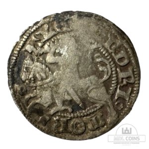 1501-1506 metų Aleksandro Jogailaičio 1/2 grašio - Gotika - Katalogo nr. H3 A
