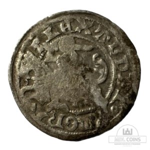 1501-1506 metų Aleksandro Jogailaičio 1/2 grašio - Gotika - Katalogo nr. H3 A