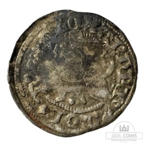 1501-1506 metų Aleksandro Jogailaičio 1/2 grašio - Gotika - Katalogo nr. H3 A