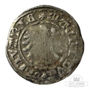 Alternative view of 1501-1506 metų Aleksandro Jogailaičio 1/2 grašio - Gotika - Katalogo nr. H3 A