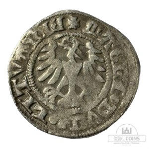 Alternative view of 1501-1506 metų Aleksandro Jogailaičio 1/2 grašio - Gotika - Katalogo nr. H3 A