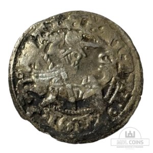 1501-1506 metų Aleksandro Jogailaičio 1/2 grašio - Gotika - Katalogo nr. H3 A