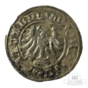 Alternative view of 1501-1506 metų Aleksandro Jogailaičio 1/2 grašio - Gotika - Katalogo nr. H3 A