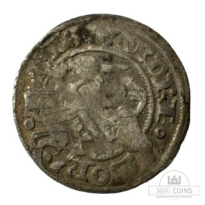 1501-1506 metų Aleksandro Jogailaičio 1/2 grašio - Gotika - Katalogo nr. H3 A