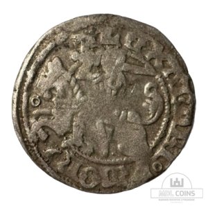 1501-1506 metų Aleksandro Jogailaičio 1/2 grašio - Gotika - Katalogo nr. H3 A