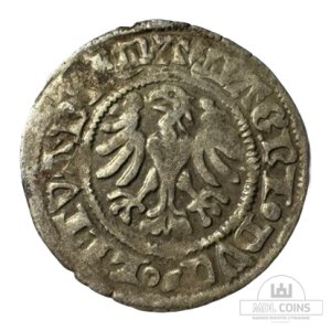Alternative view of 1501-1506 metų Aleksandro Jogailaičio 1/2 grašio - Gotika - Katalogo nr. H3 A