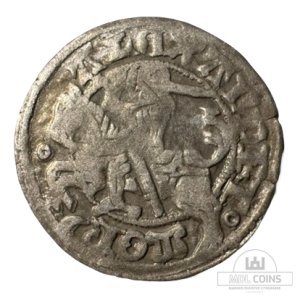 1501-1506 metų Aleksandro Jogailaičio 1/2 grašio - Gotika - Katalogo nr. H3 A