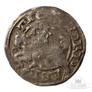 1501-1506 metų Aleksandro Jogailaičio 1/2 grašio - Gotika - Katalogo nr. H3 A