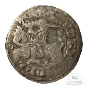 1501-1506 metų Aleksandro Jogailaičio 1/2 grašio - Gotika - Katalogo nr. H3 A