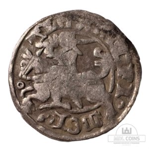 1501-1506 metų Aleksandro Jogailaičio 1/2 grašio - Gotika - Katalogo nr. H3 A