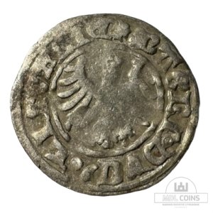 Alternative view of 1501-1506 metų Aleksandro Jogailaičio 1/2 grašio - Gotika - Katalogo nr. H3 A