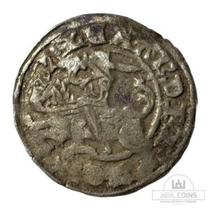 1501-1506 metų Aleksandro Jogailaičio 1/2 grašio - Gotika - Katalogo nr. H3 A