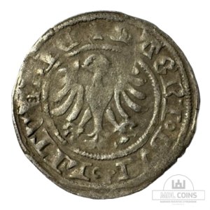 Alternative view of 1501-1506 metų Aleksandro Jogailaičio 1/2 grašio - Gotika - Katalogo nr. H3 A