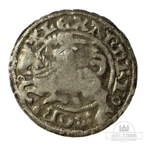 1501-1506 metų Aleksandro Jogailaičio 1/2 grašio - Gotika - Katalogo nr. H4 A