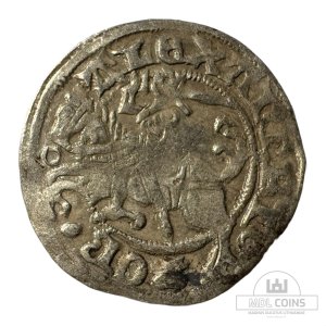1501-1506 metų Aleksandro Jogailaičio 1/2 grašio - Gotika - Katalogo nr. H4 A – (Sesija Nr.92 – Pabaiga 20260505 – 21.34 val. + 2 min. „Anti-sniping”)