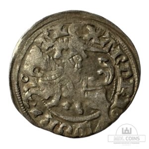 1501-1506 metų Aleksandro Jogailaičio 1/2 grašio - Gotika - Katalogo nr. H4 A