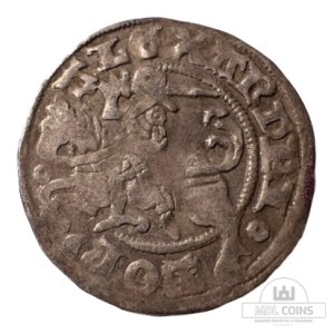 1501-1506 metų Aleksandro Jogailaičio 1/2 grašio - Gotika - Katalogo nr. H4 A